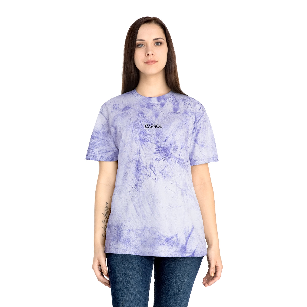 CapSol (front) - black text - Unisex Color Blast T-Shirt