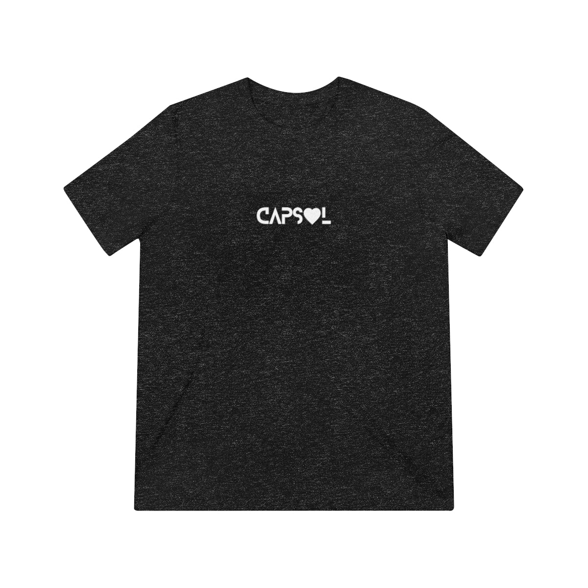 CapSol (front) - white text - VDAY - Unisex Triblend Tee