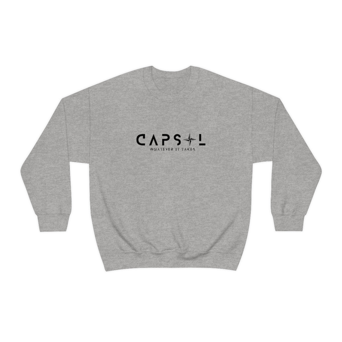 Star - black text - Crewneck Sweatshirt