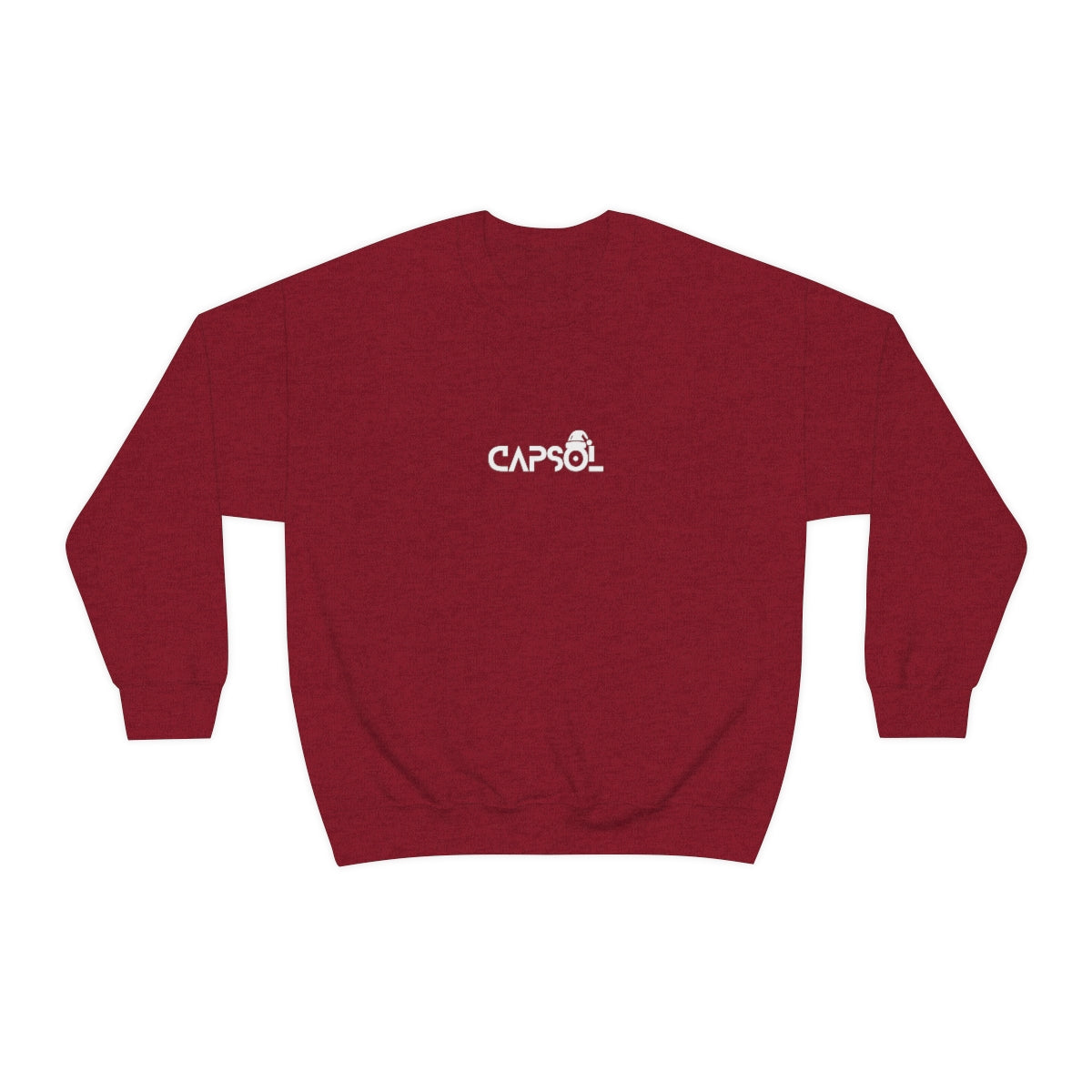 CapSol (front) - white text - XMAS - Unisex Heavy Blend™ Crewneck Sweatshirt