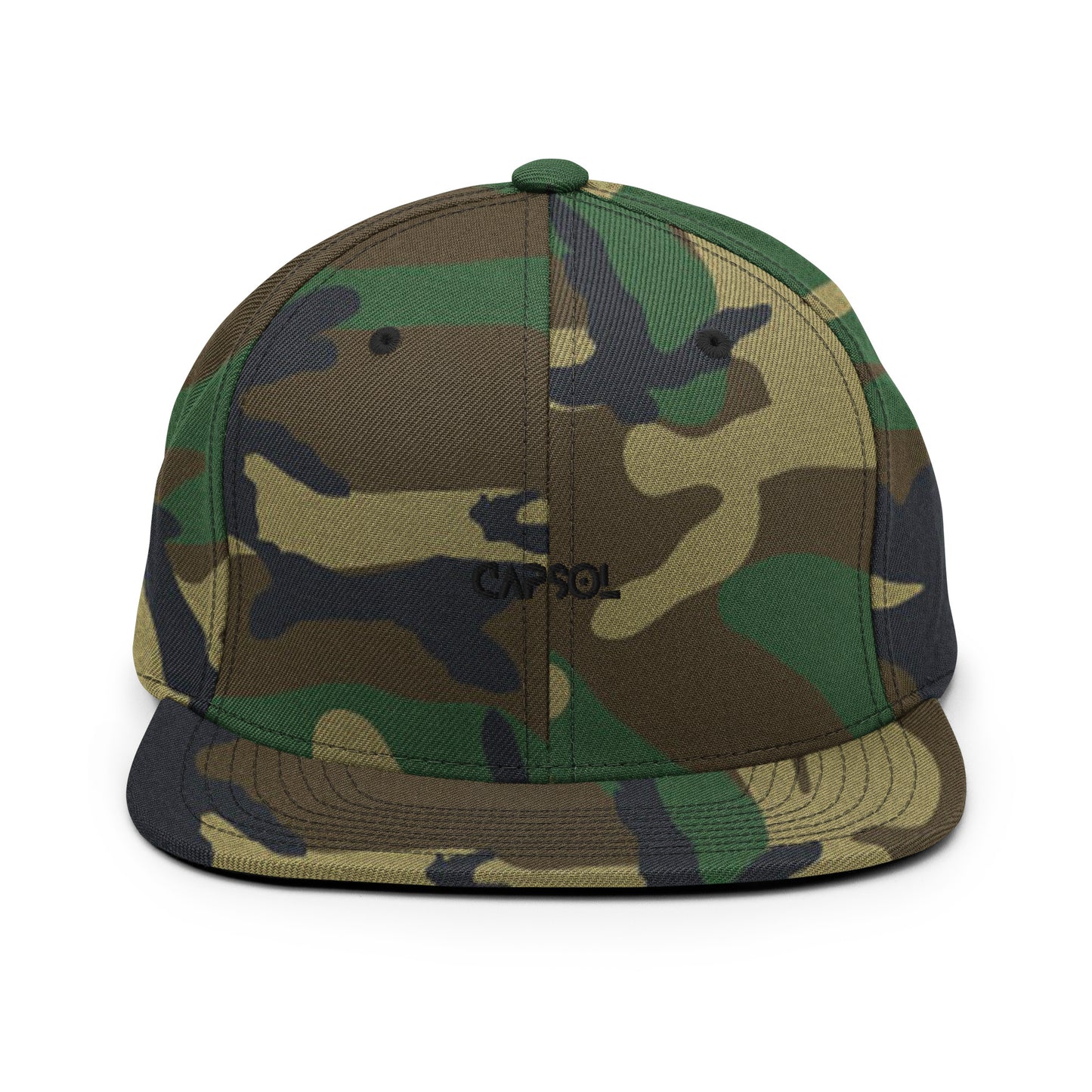 CapSol - black thread - Snapback hat
