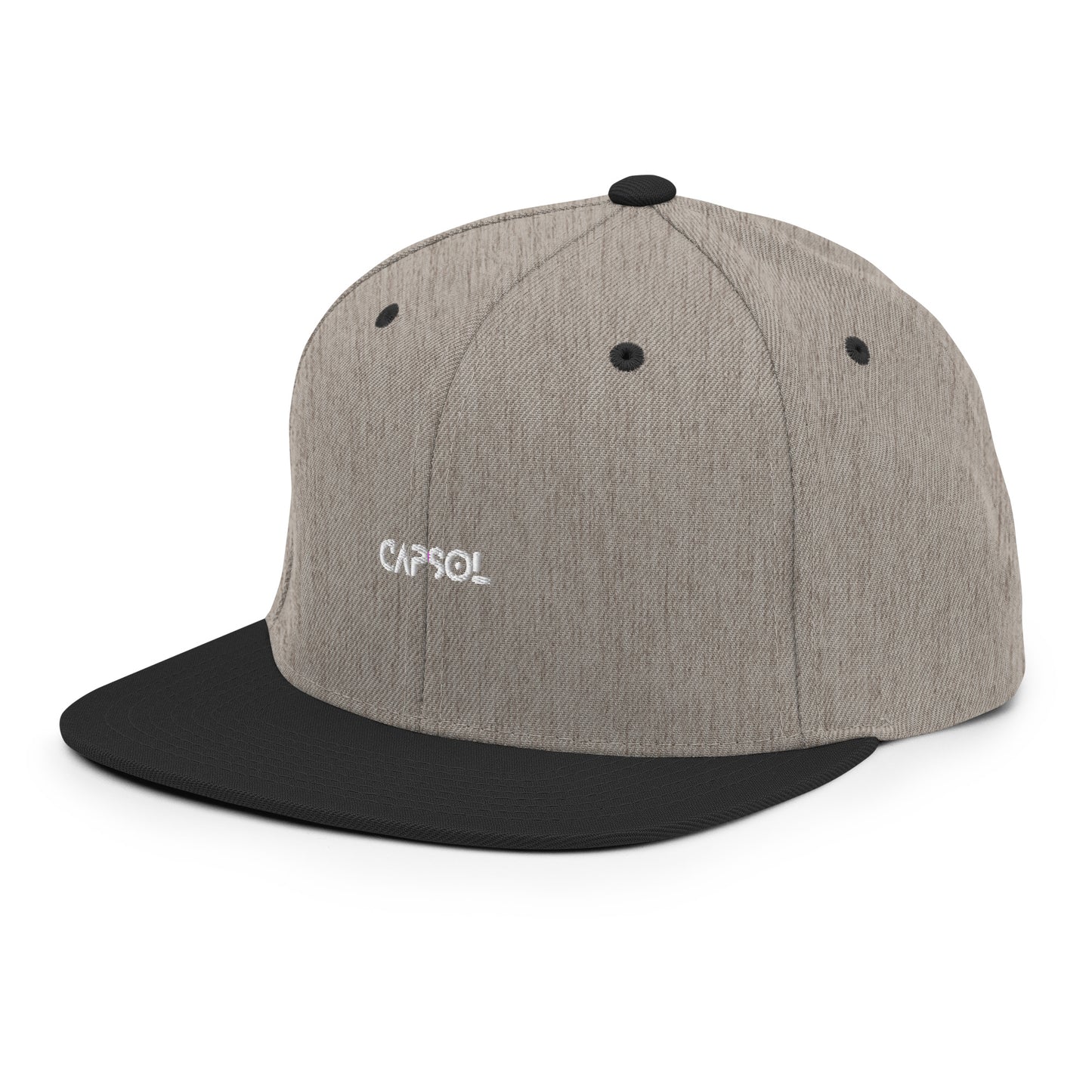 CapSol - white thread - Snapback Hat