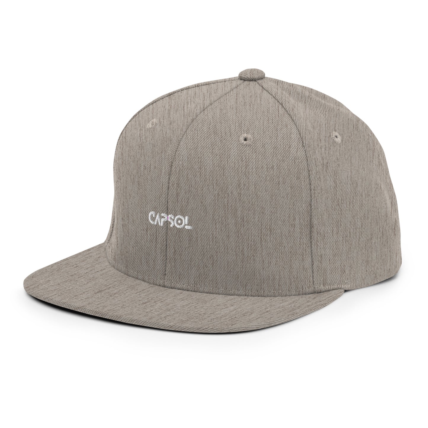 CapSol - white thread - Snapback Hat