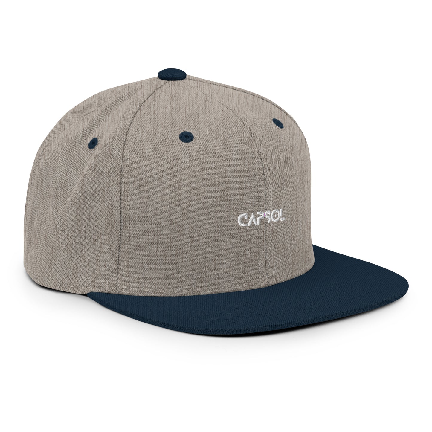 CapSol - white thread - Snapback Hat