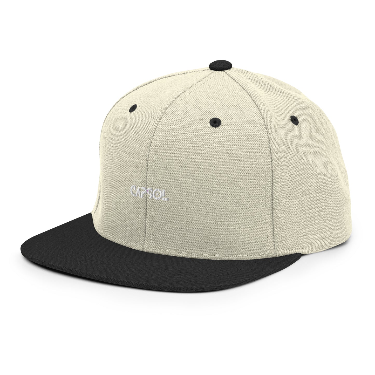 CapSol - white thread - Snapback Hat