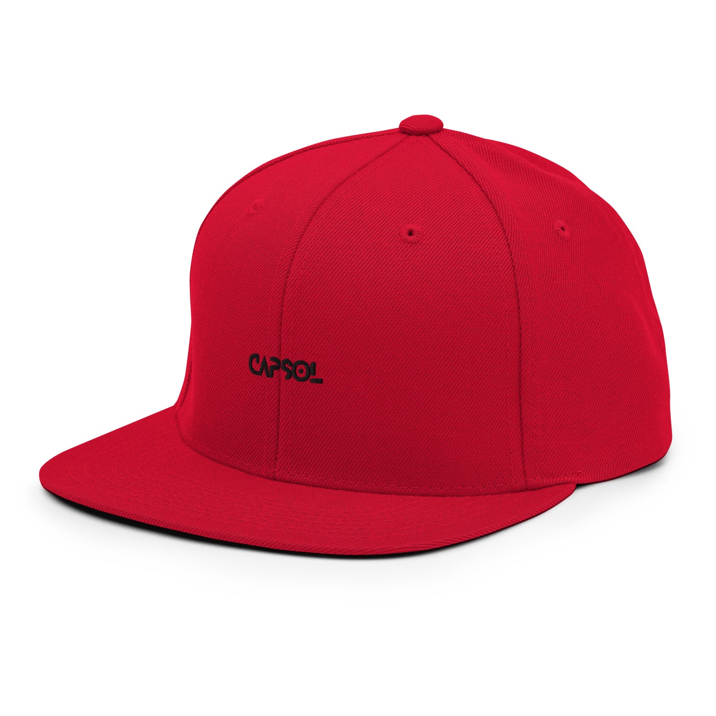 CapSol - black thread - Snapback hat