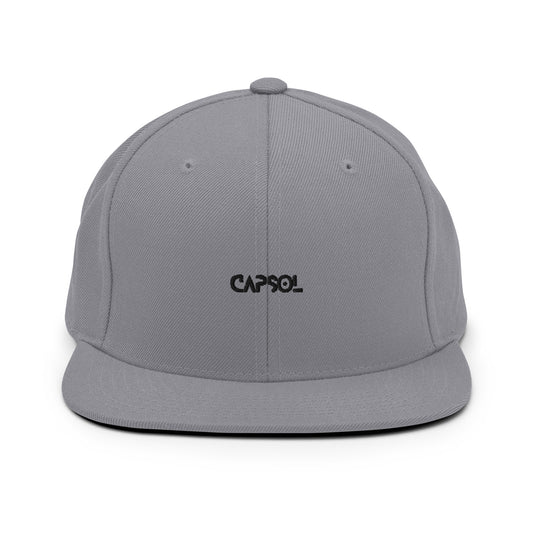 CapSol - black thread - Snapback hat