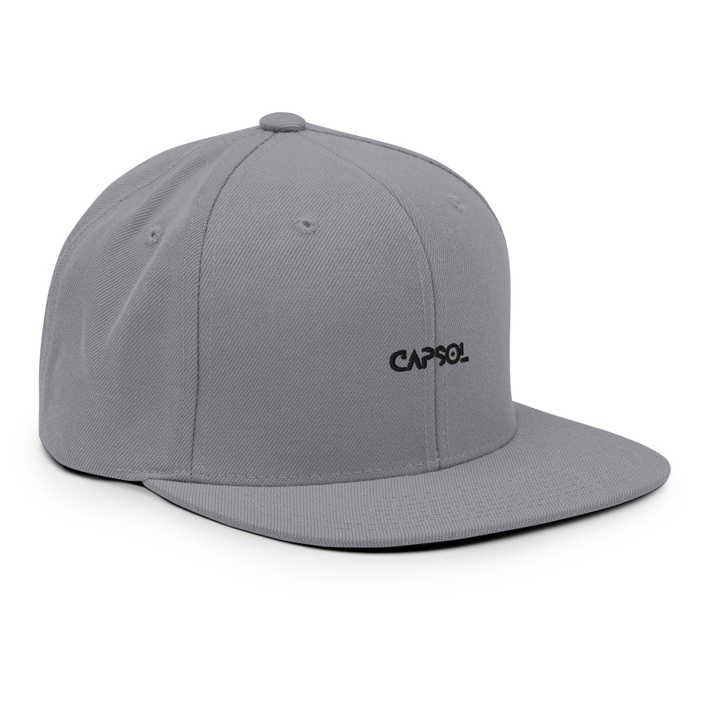 CapSol - black thread - Snapback hat