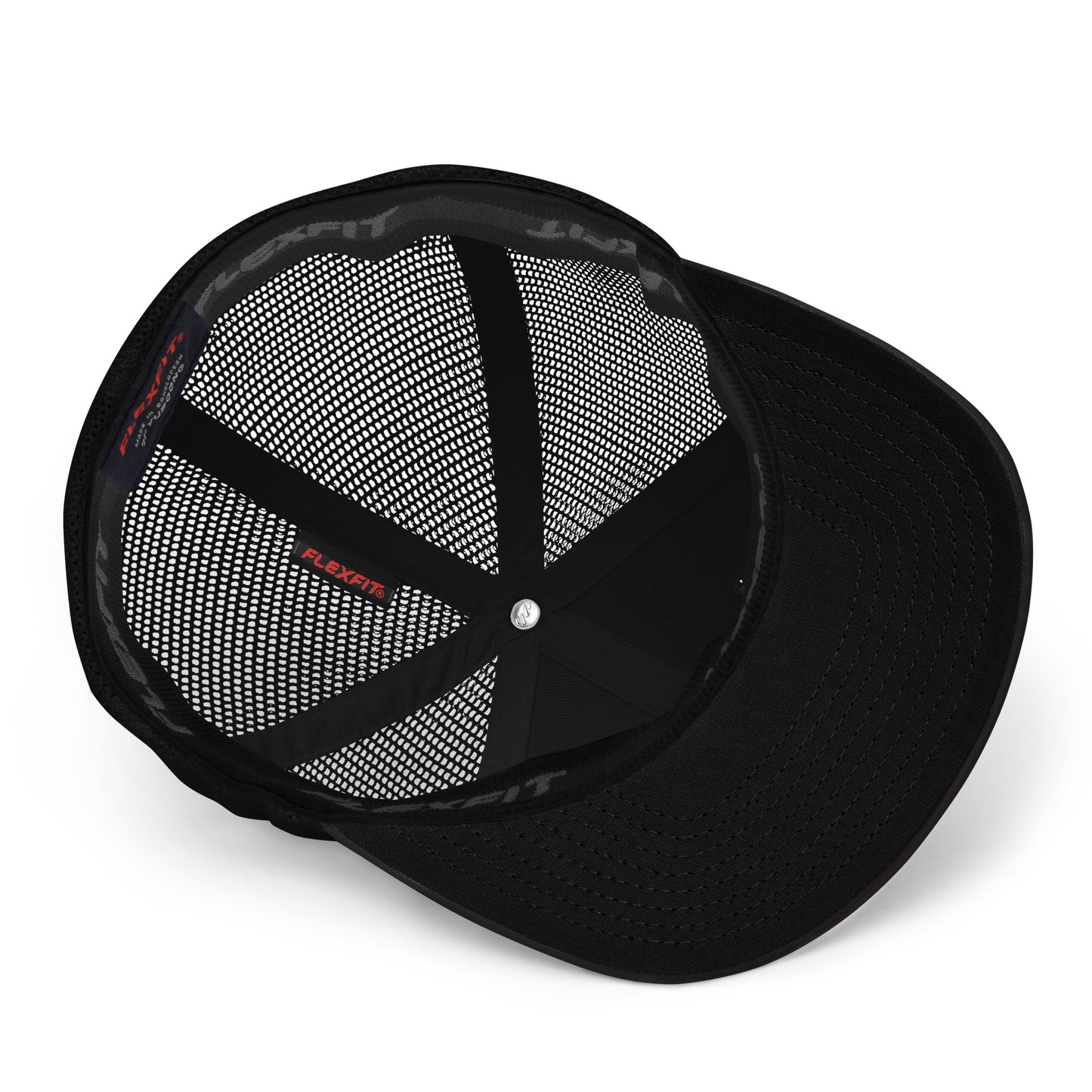 CapSol - black thread - Closed-back trucker cap