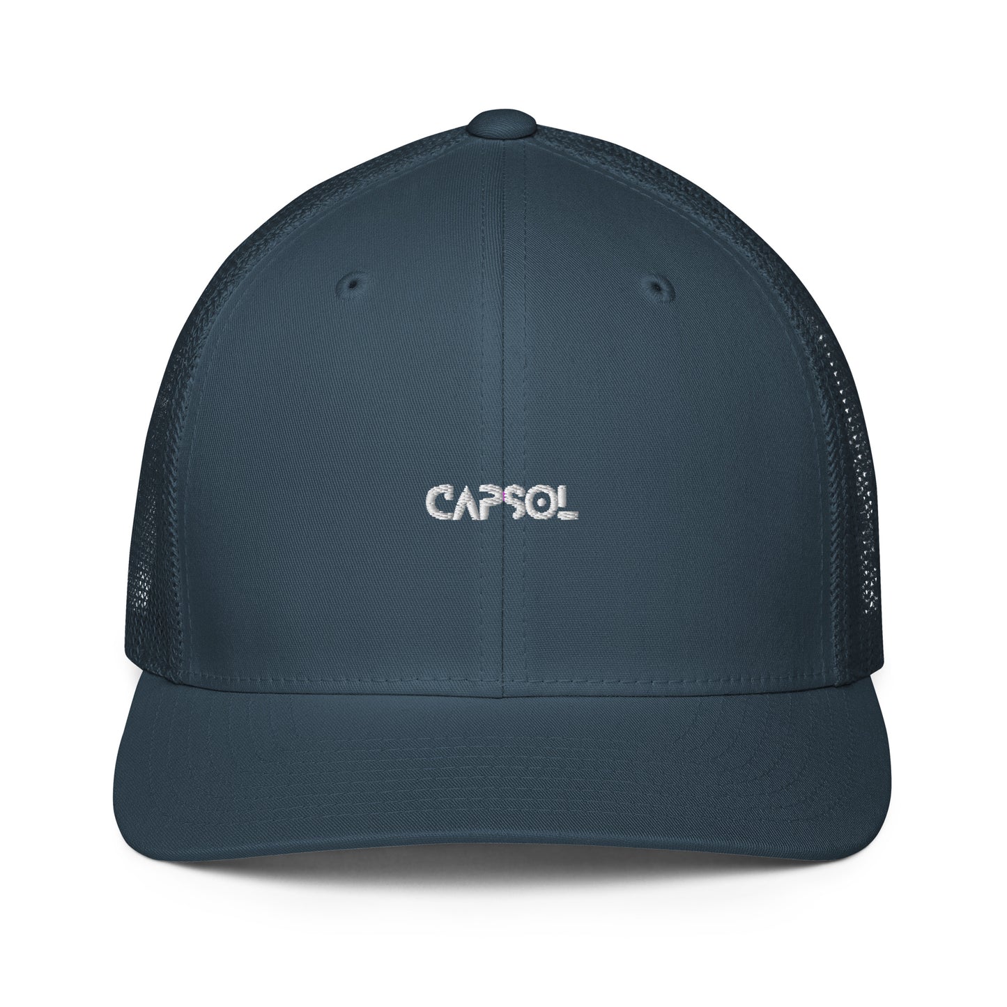 CapSol - white thread - Closed-back trucker cap