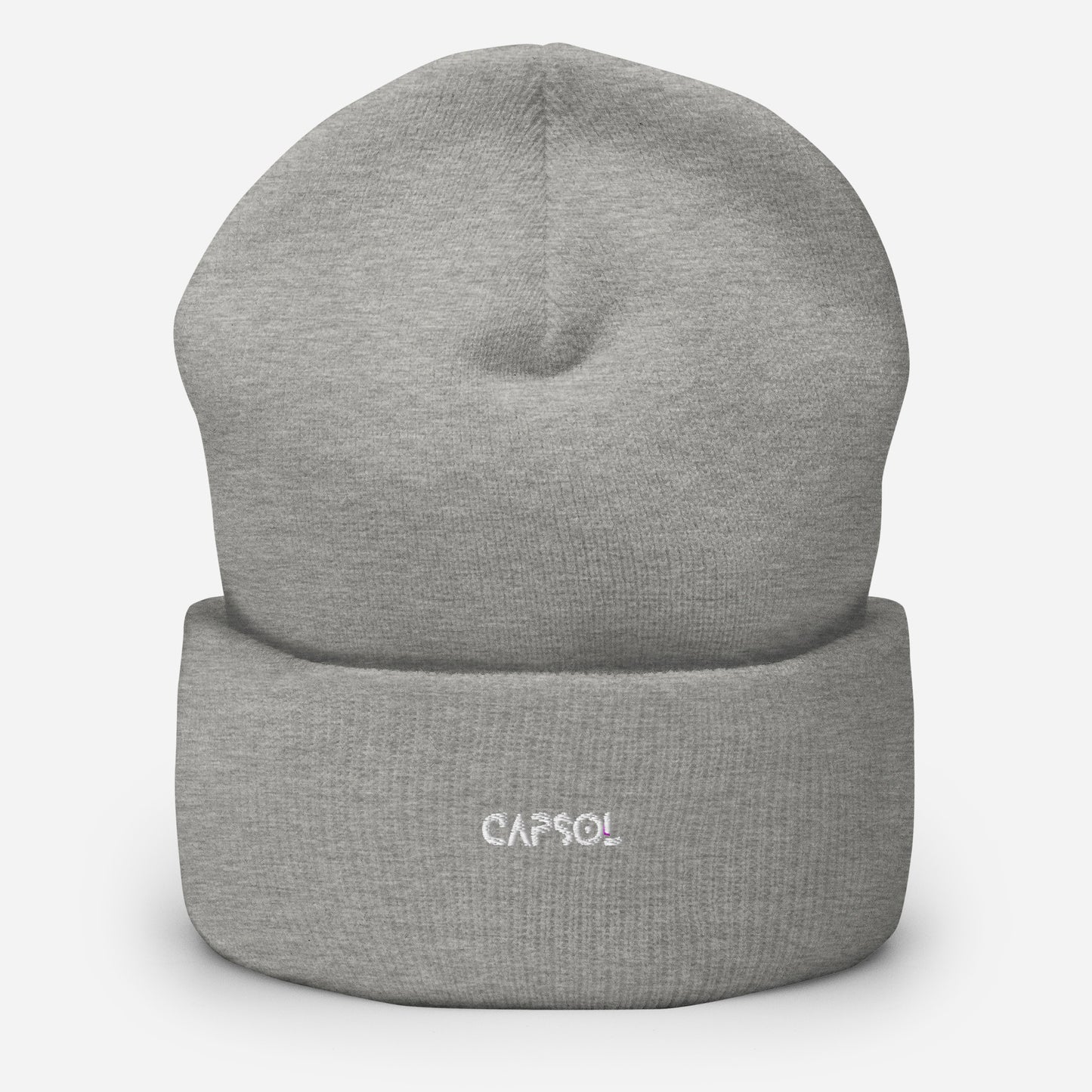 CapSol - white thread - Cuffed Beanie