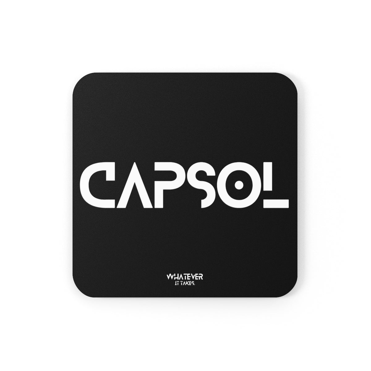 CapSol - square - Cork Back Coaster