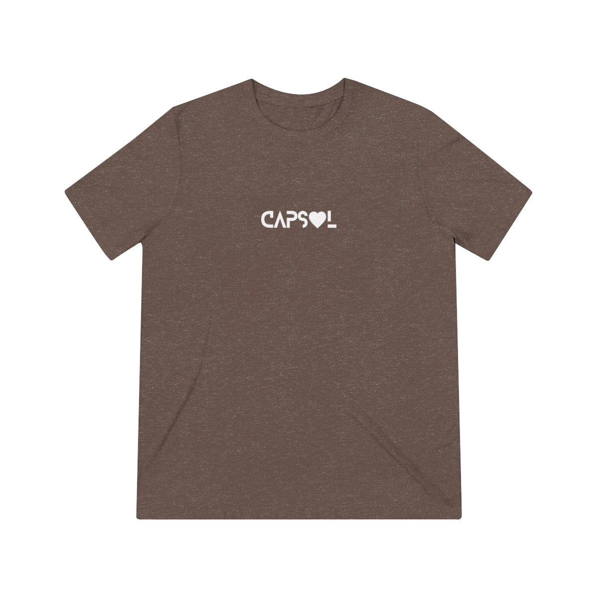 CapSol (front) - white text - VDAY - Unisex Triblend Tee