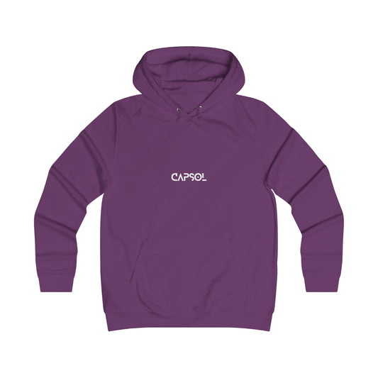 CapSol (front) - white text - Hoodie