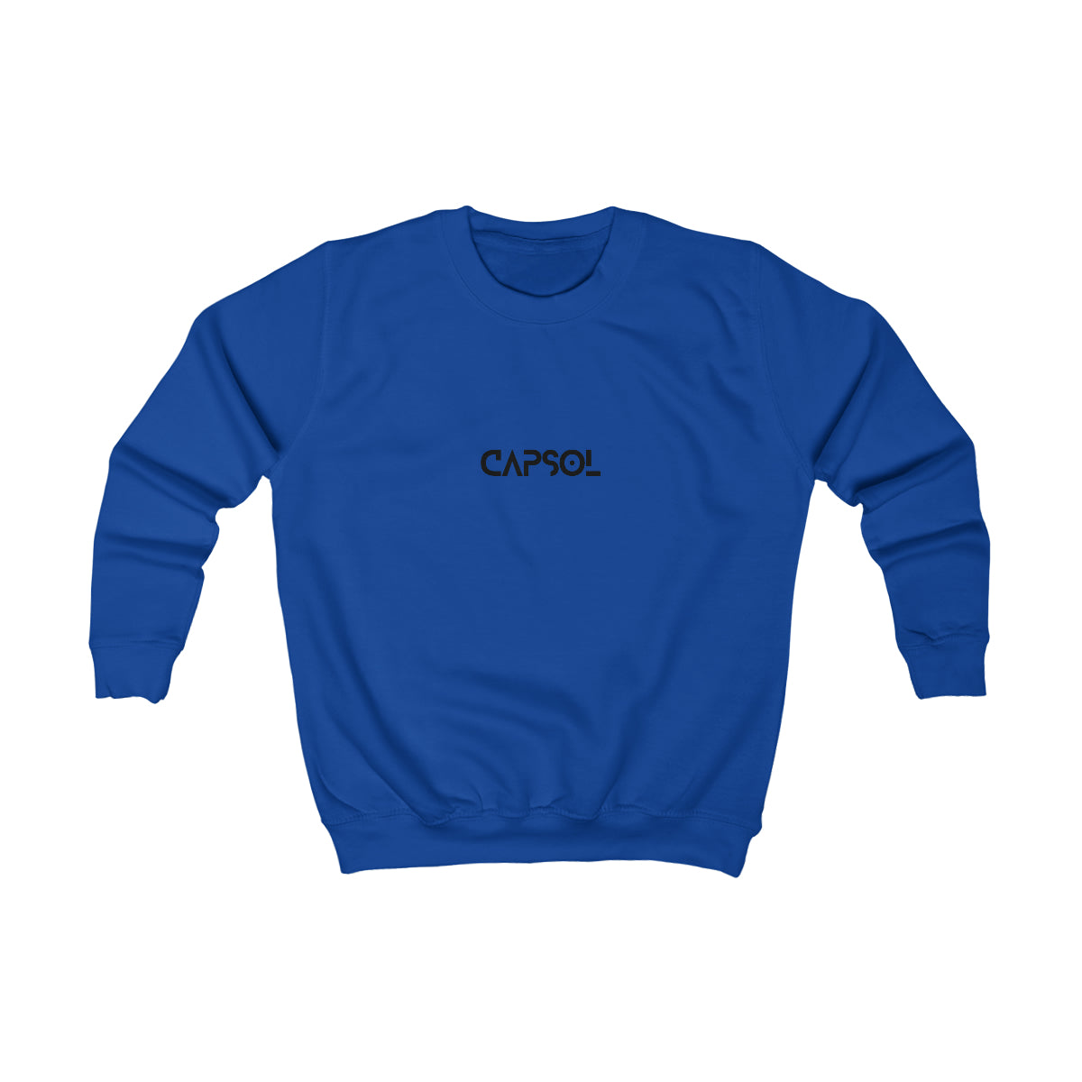 CapSol (front) - black text - Kids Sweatshirt