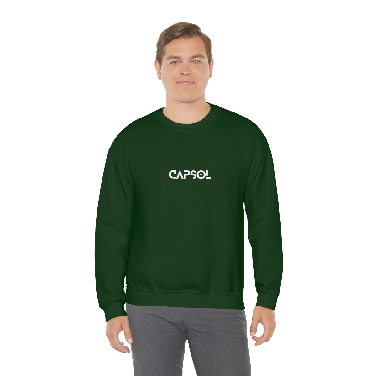 Stopwatch - white text - Crewneck Sweatshirt