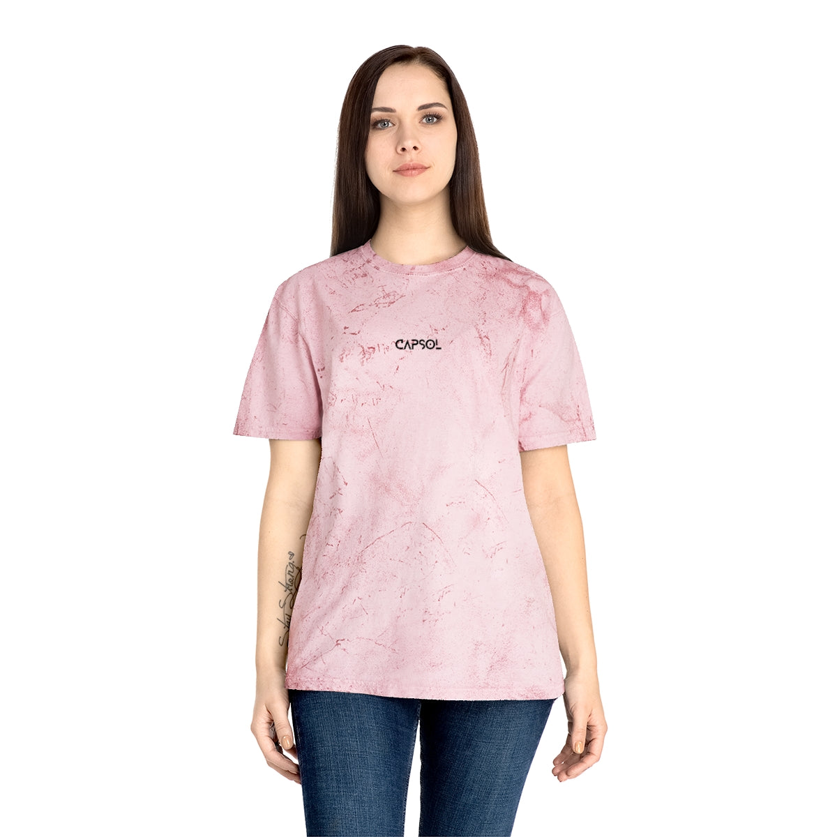 CapSol (front) - black text - Unisex Color Blast T-Shirt