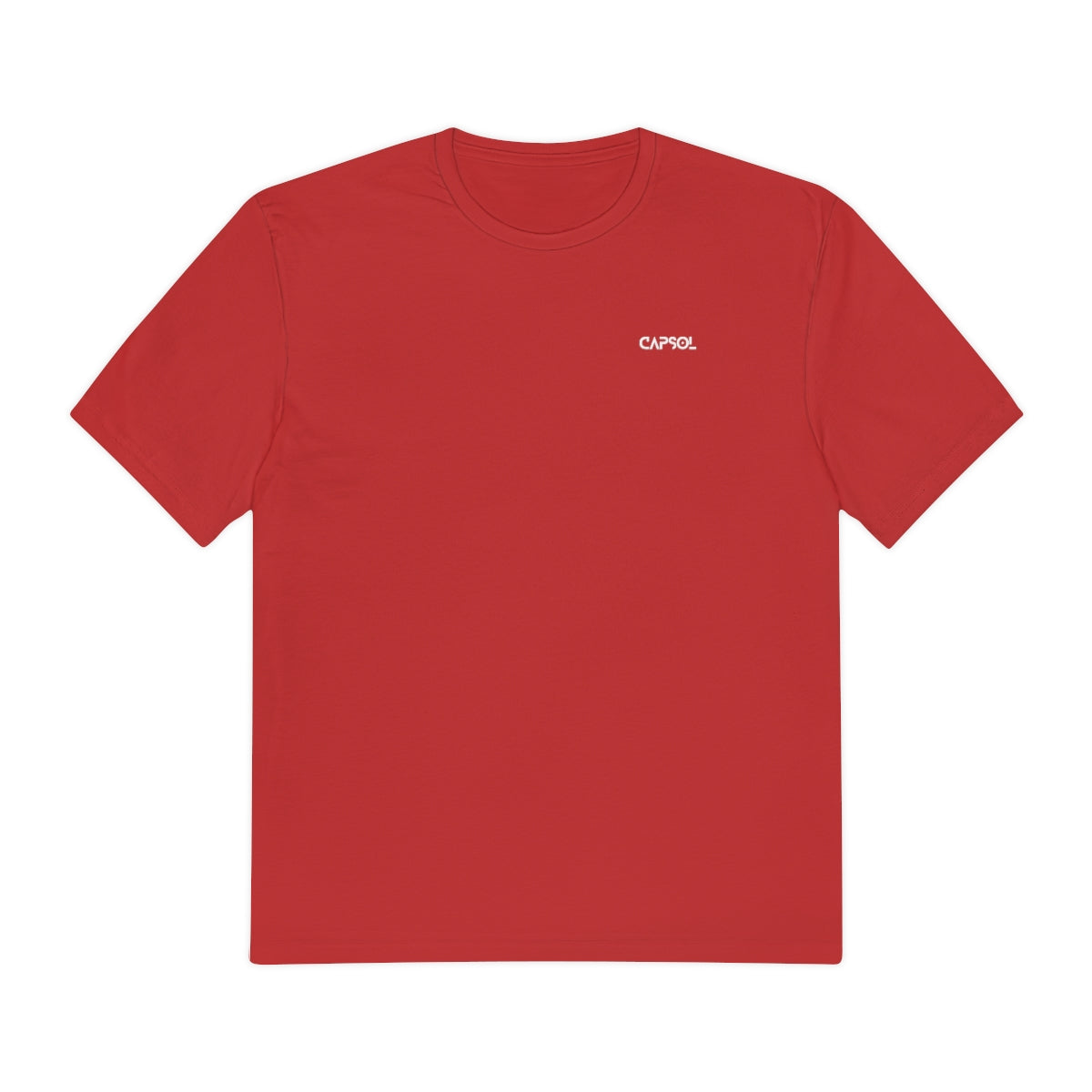 CapSol (front left) - white text - Perfect Weight® Tee