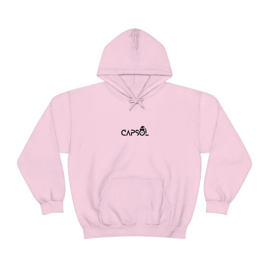 CapSol (front) - black text - XMAS - Unisex Heavy Blend™ Hooded Sweatshirt