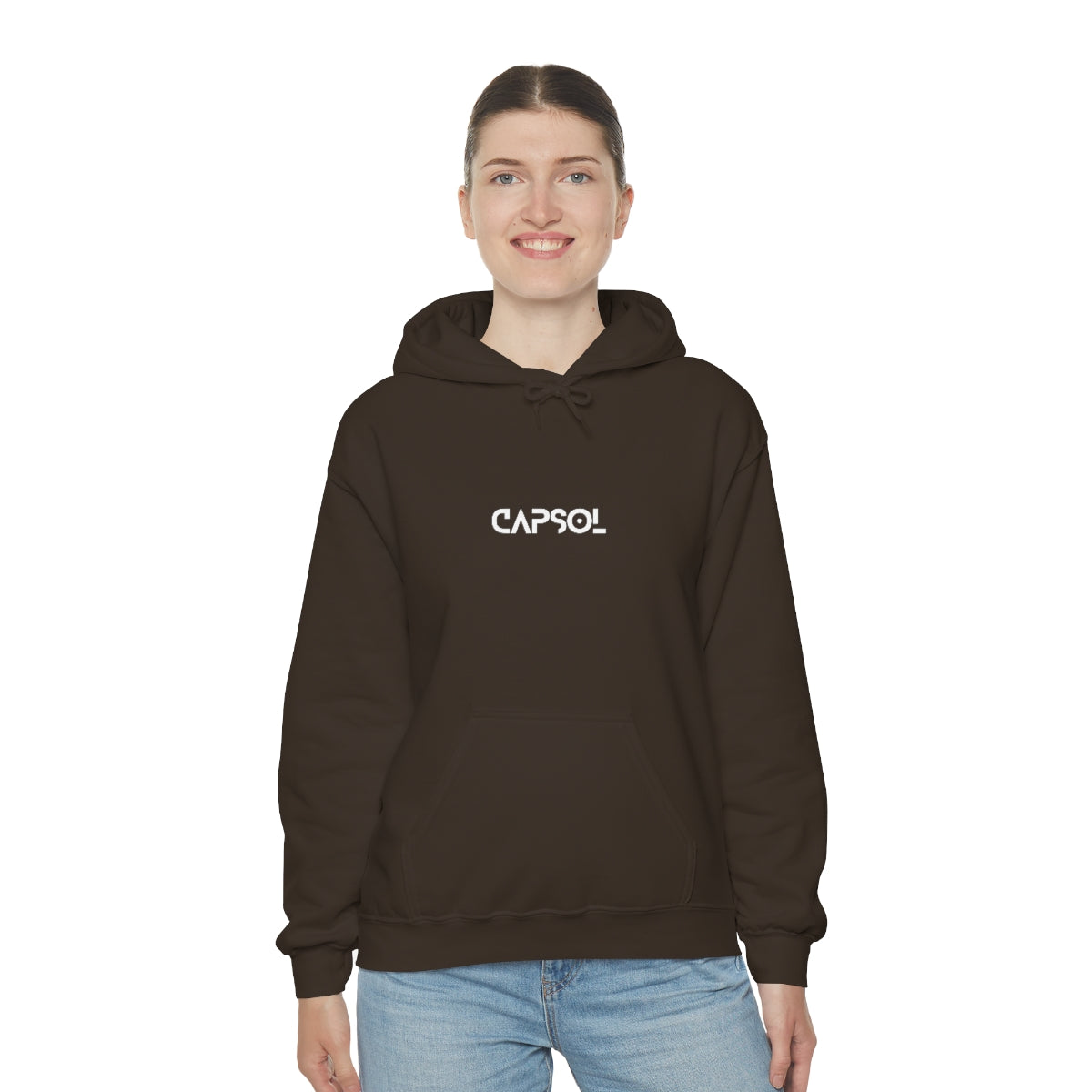 Stopwatch - white text - Hooded Sweatshirt