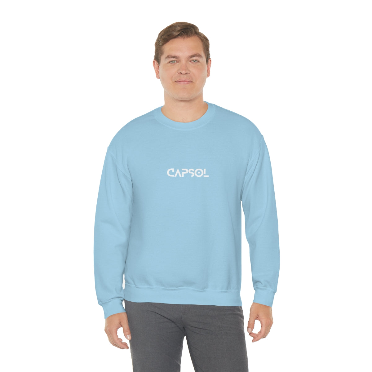 Stopwatch - white text - Crewneck Sweatshirt