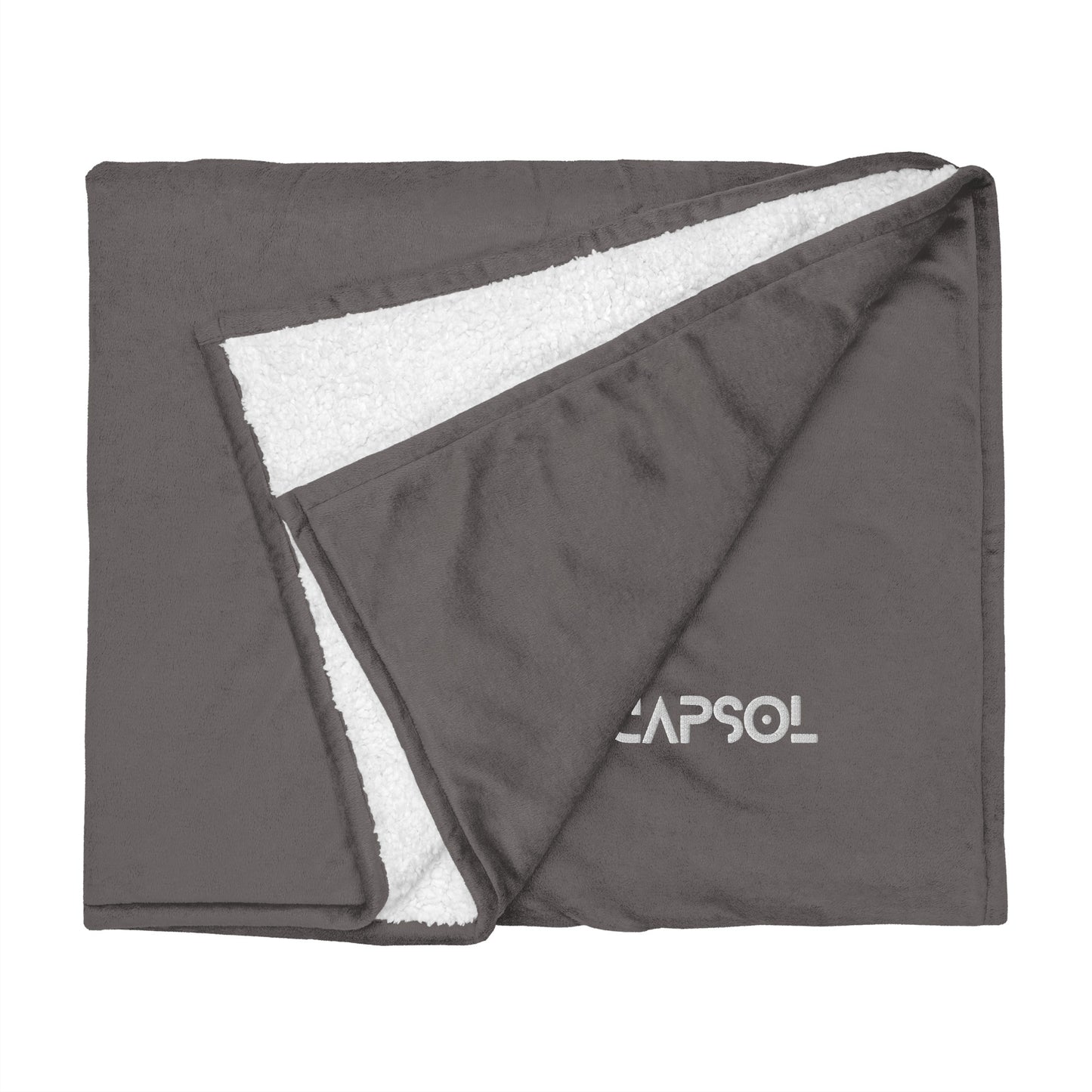 CapSol - white thread - Premium sherpa blanket - PORT AUTHORITY