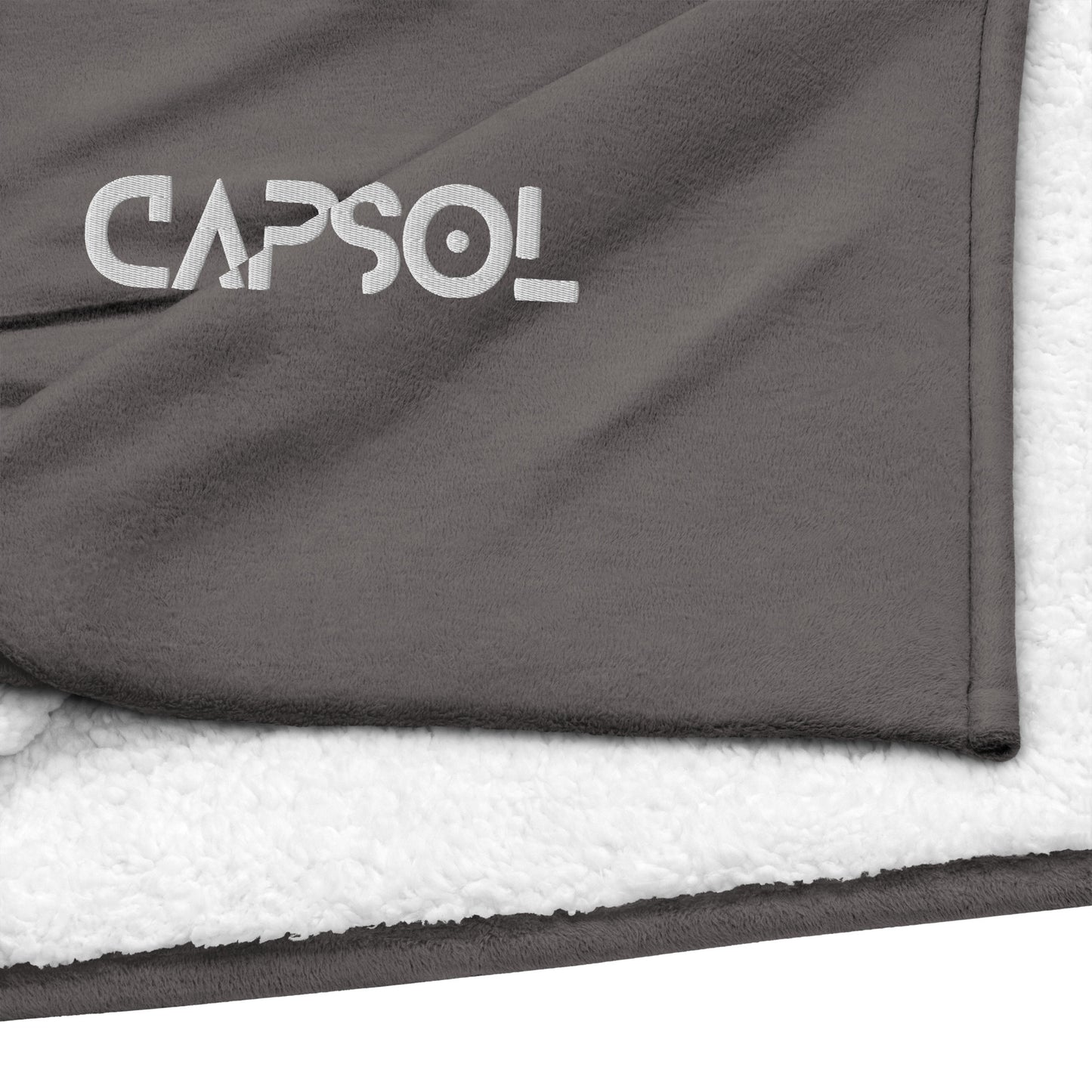 CapSol - white thread - Premium sherpa blanket - PORT AUTHORITY