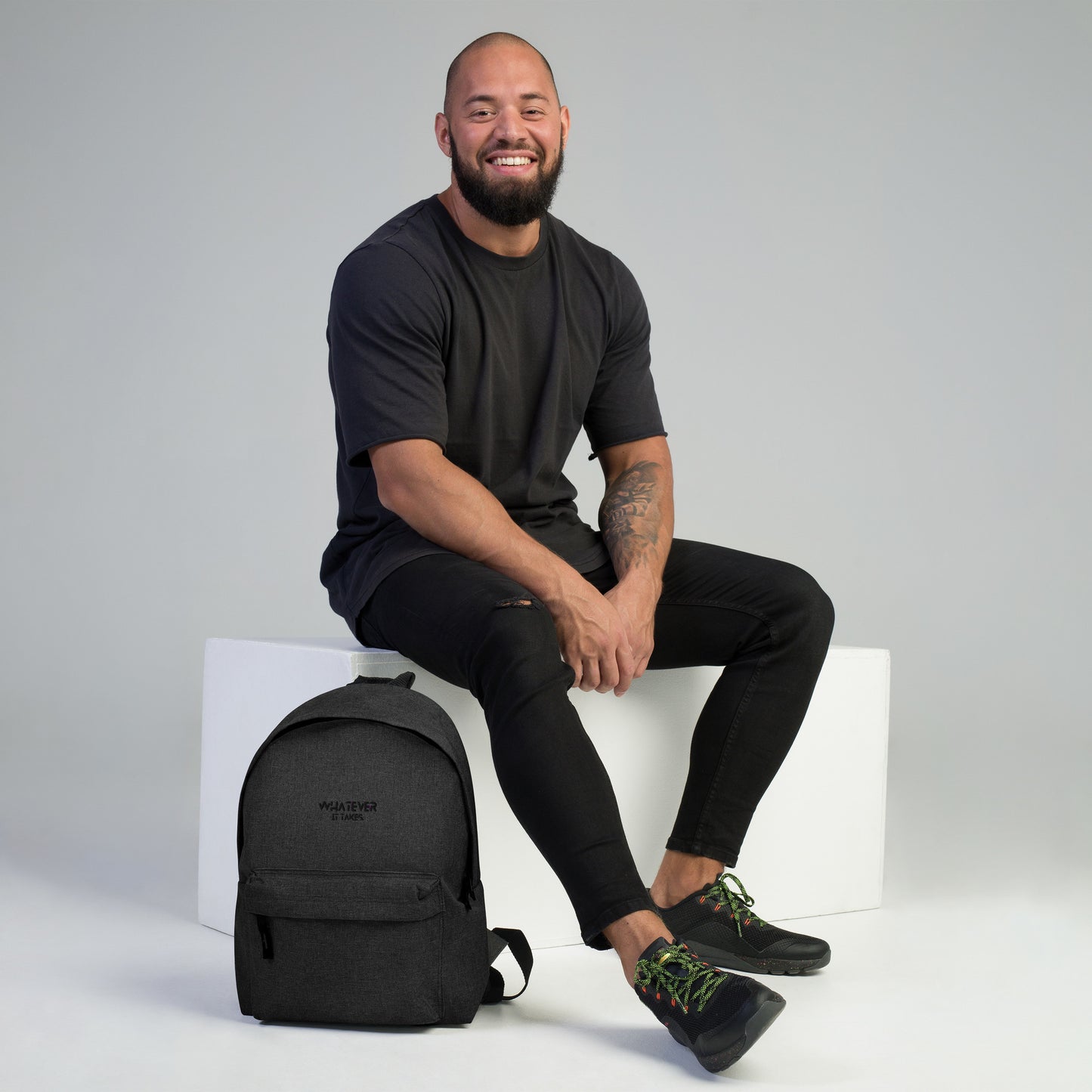 Whatever it takes - Embroidered Backpack