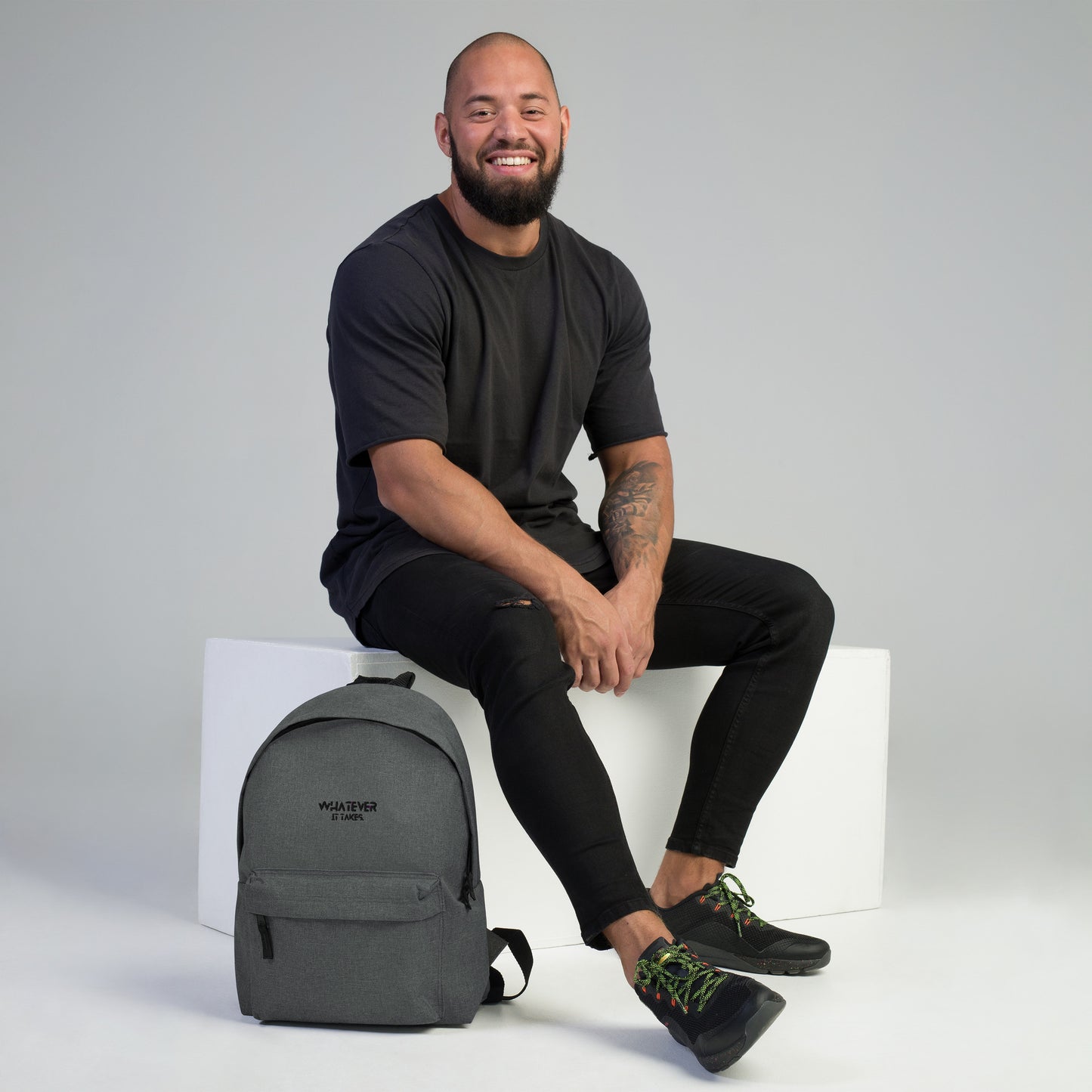 Whatever it takes - Embroidered Backpack