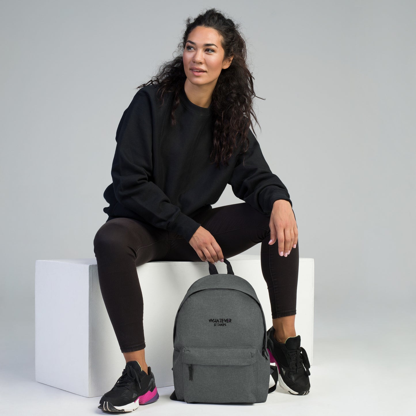 Whatever it takes - Embroidered Backpack