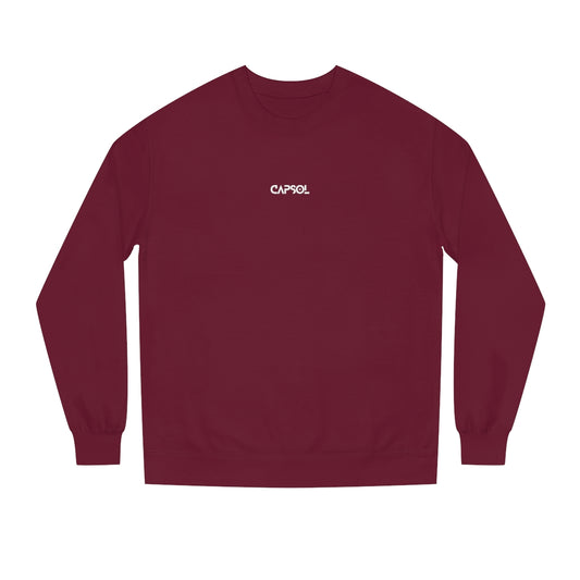 CapSol (front) - white text - Unisex Crew Neck Sweatshirt INDEPENDENT