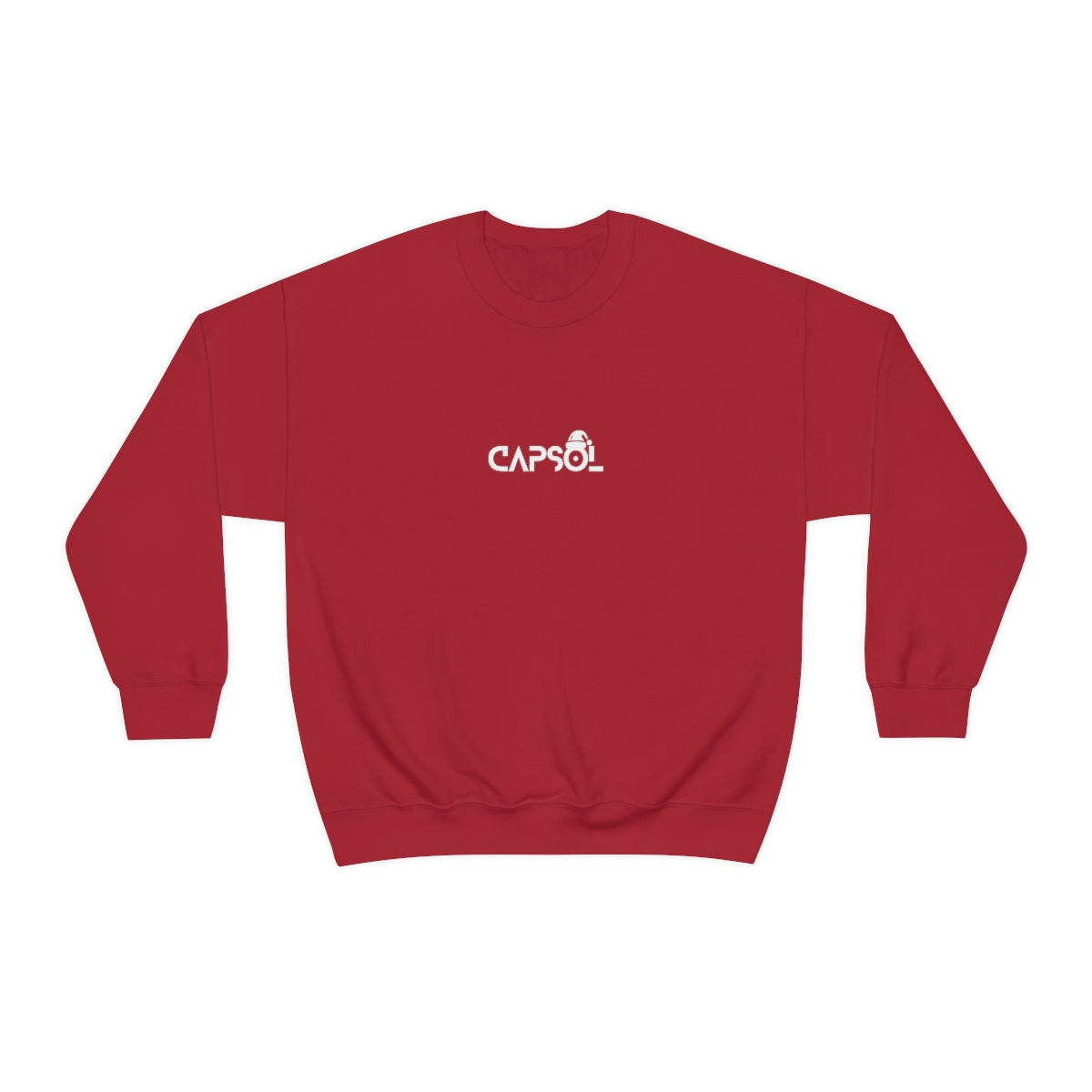 CapSol (front) - white text - XMAS - Unisex Heavy Blend™ Crewneck Sweatshirt