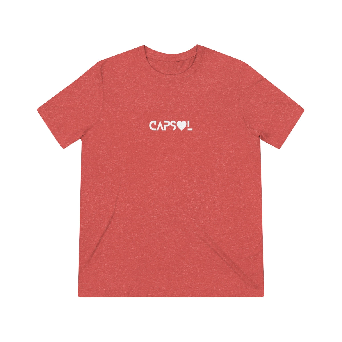 CapSol (front) - white text - VDAY - Unisex Triblend Tee