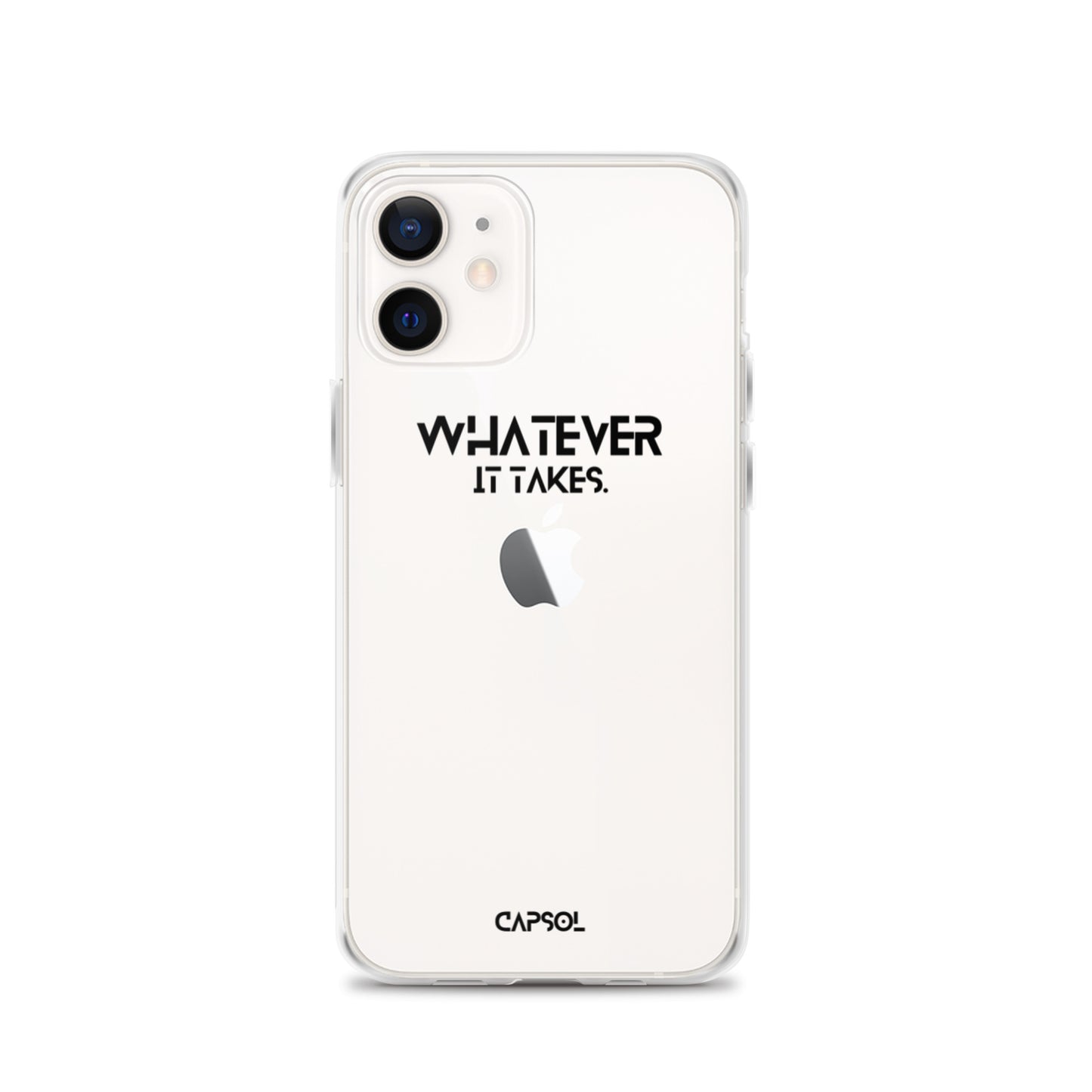 Whatever it takes - black text - iPhone Case