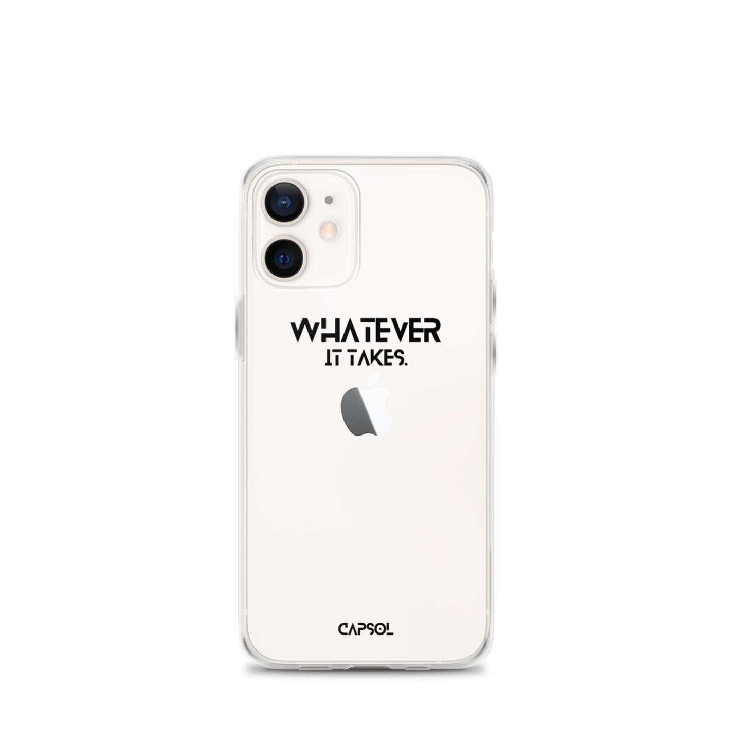 Whatever it takes - black text - iPhone Case