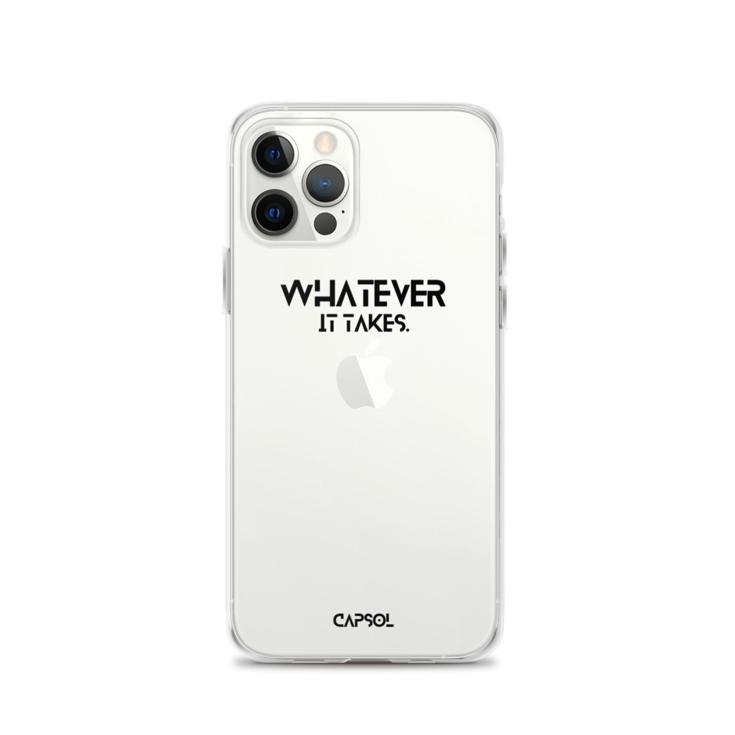 Whatever it takes - black text - iPhone Case