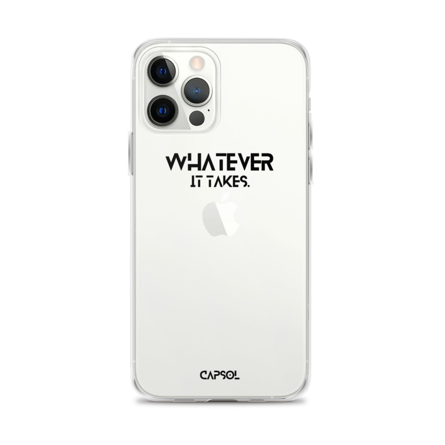 Whatever it takes - black text - iPhone Case