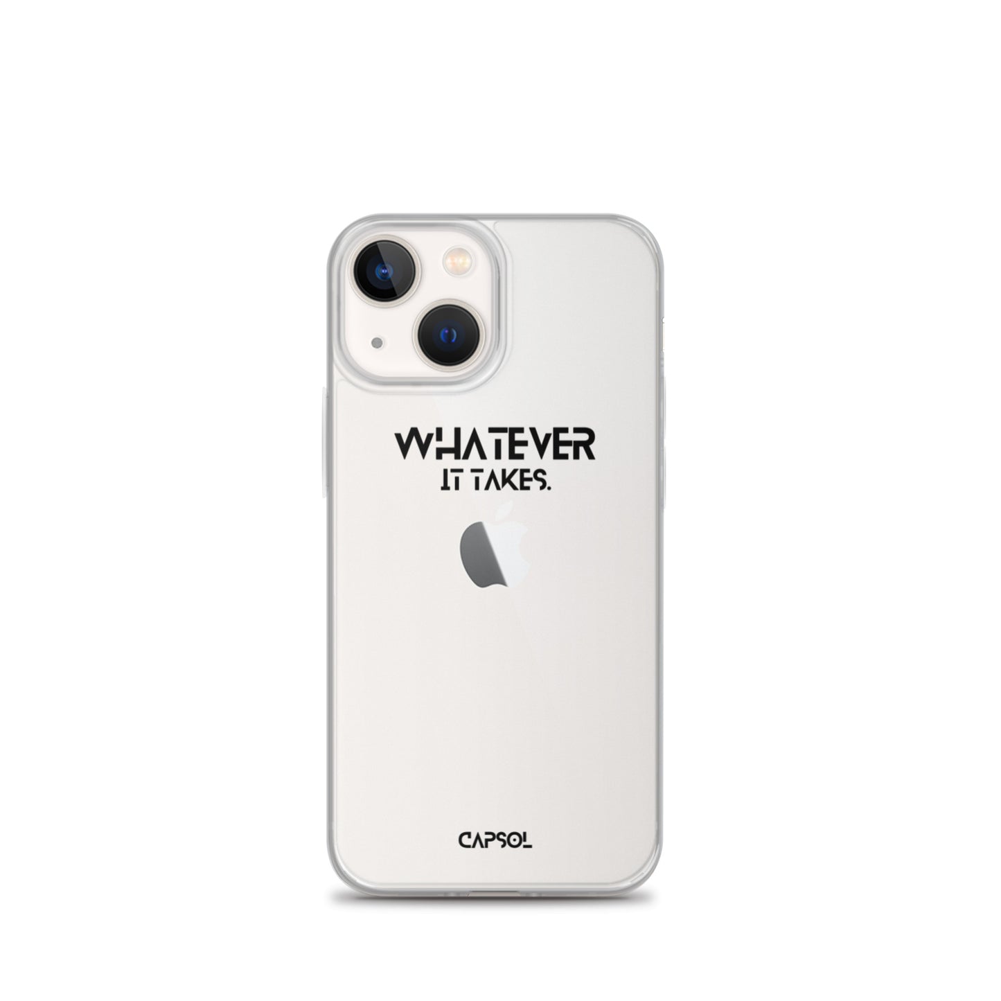 Whatever it takes - black text - iPhone Case