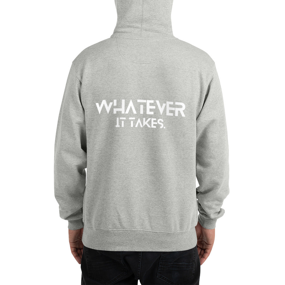 CapSol (front) / Whatever it takes (back) - white text - CHAMPION Hoodie