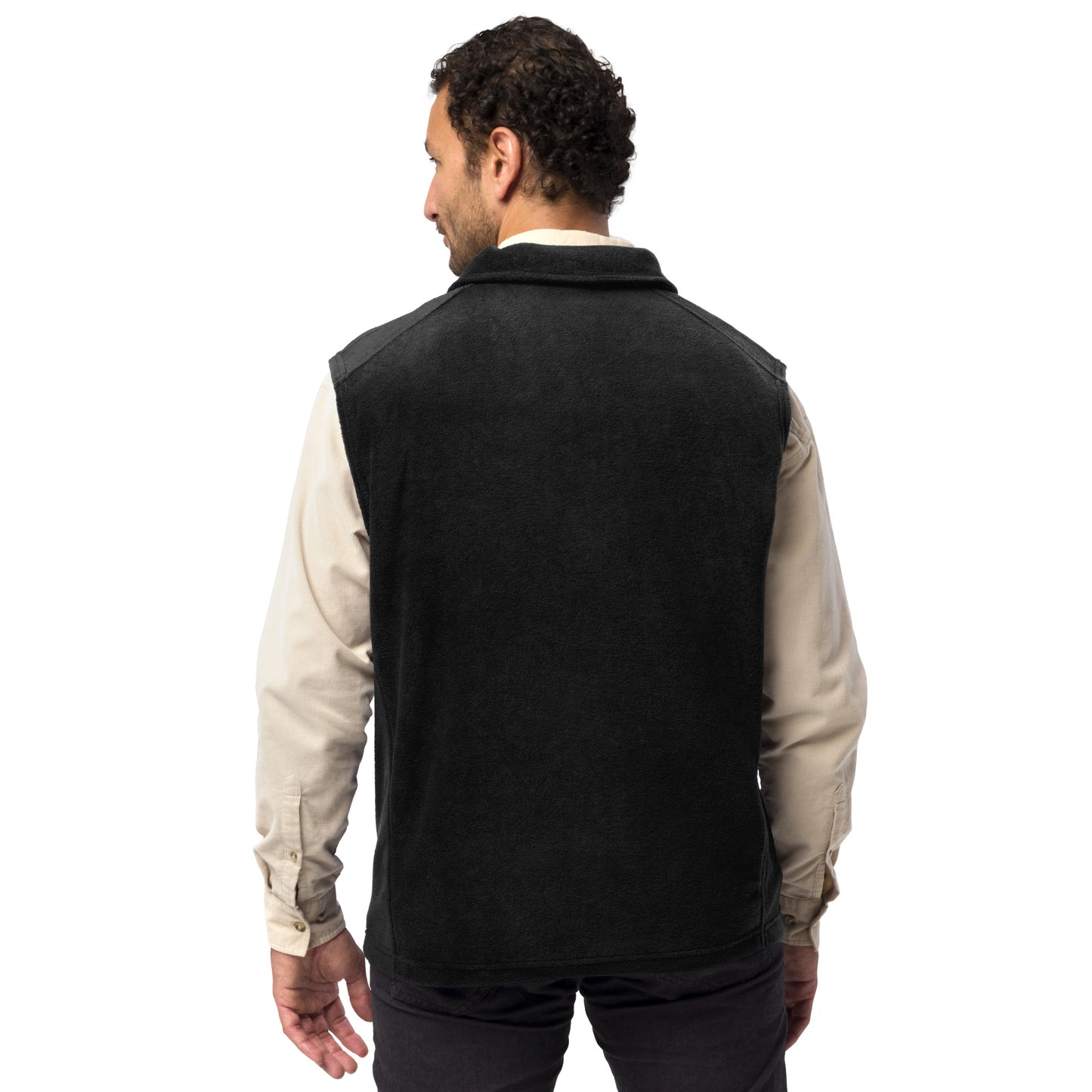 Whatever it takes (front) - black thread - Men’s Columbia fleece vest