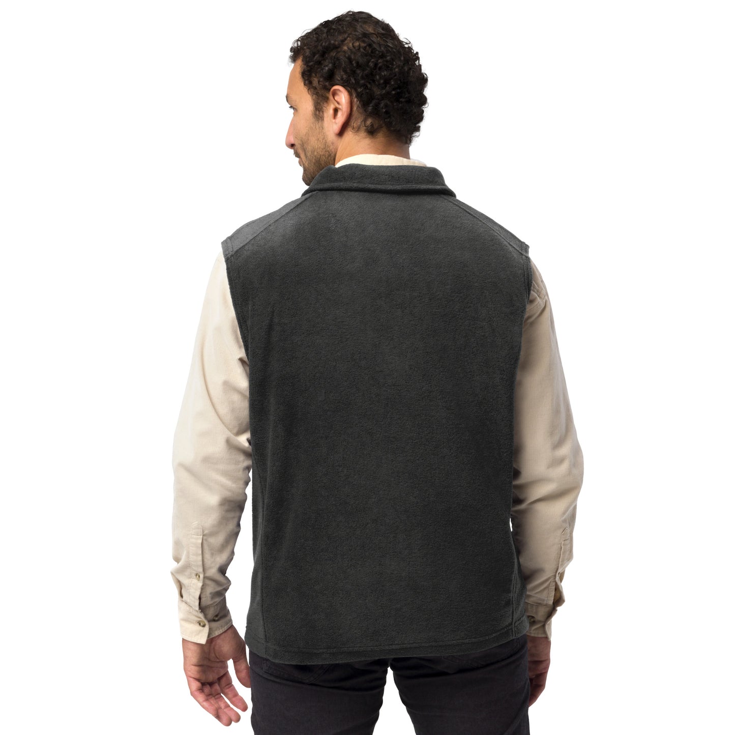 Whatever it takes (front) - black thread - Men’s Columbia fleece vest