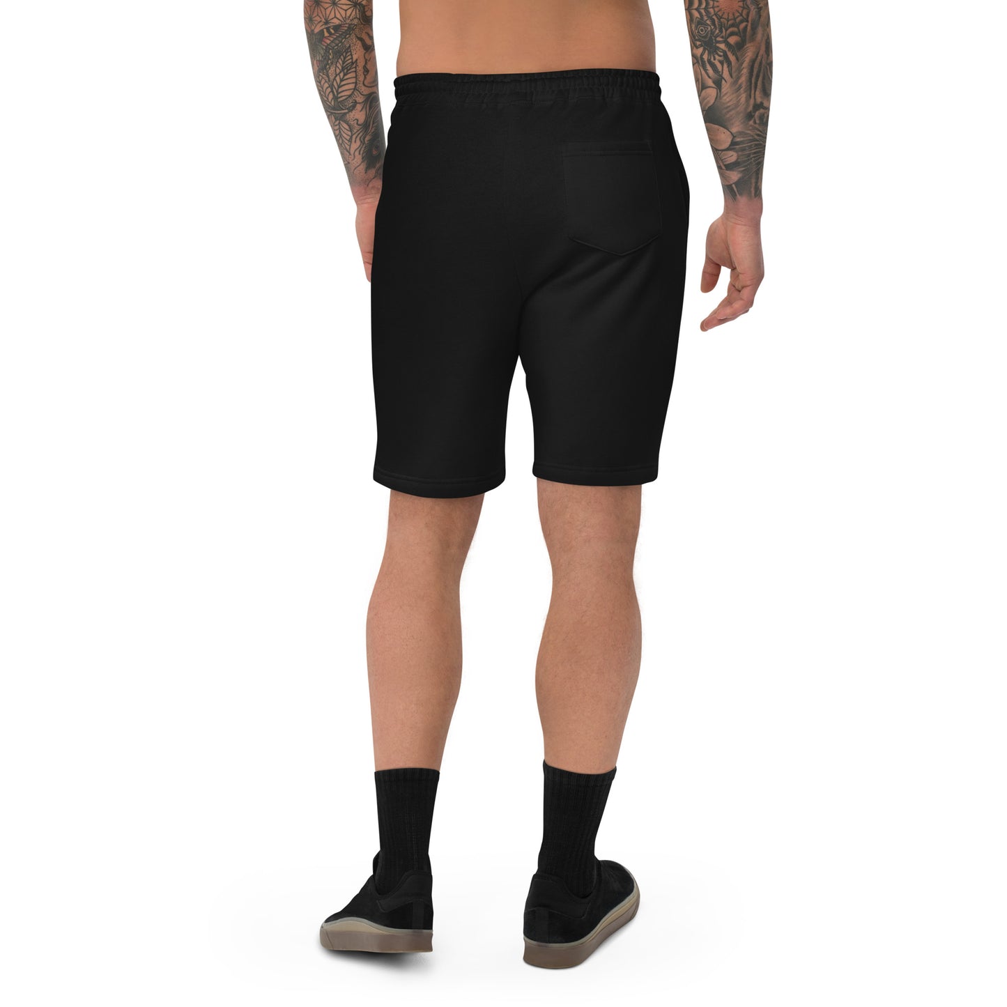 Whatever it takes (front left) - b/w thread - Men's fleece shorts INDEPENDENT