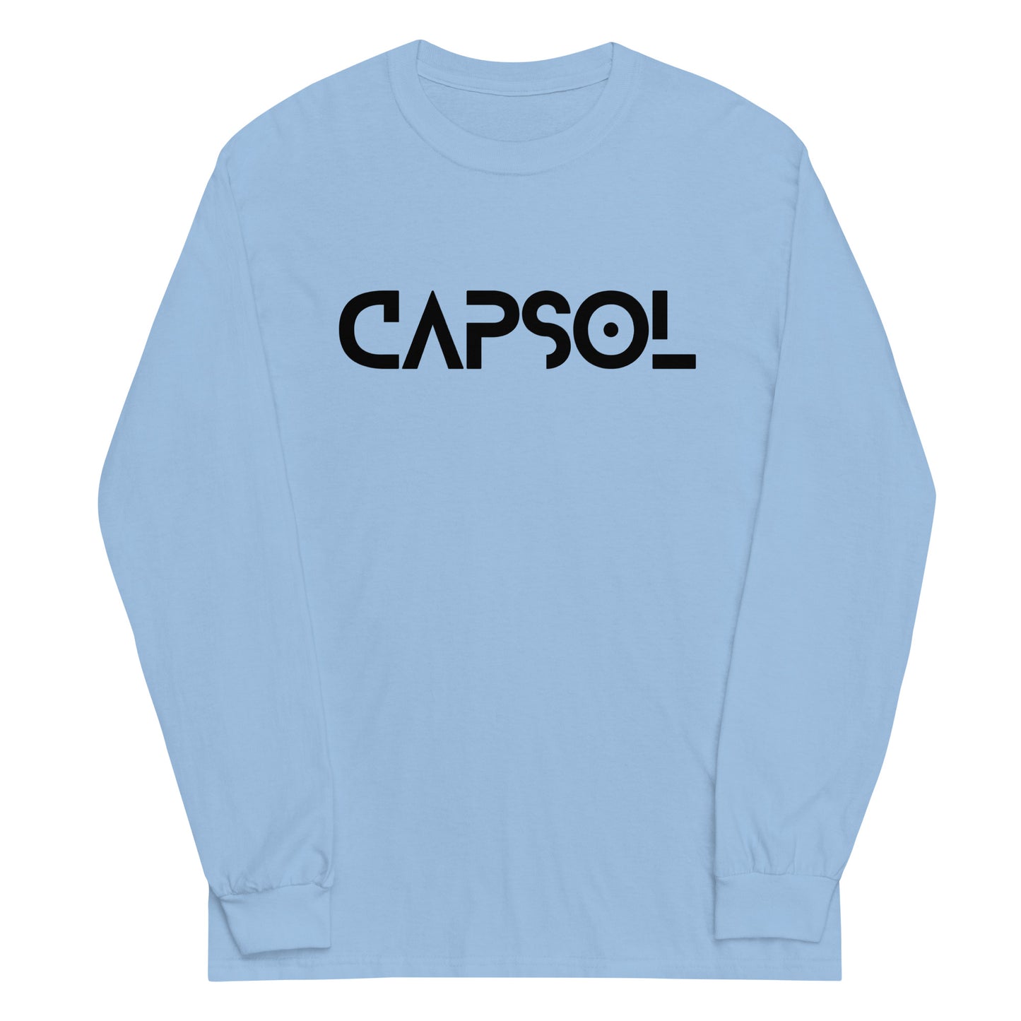 CapSol (front) - black text - Long Sleeve Shirt - Gildan