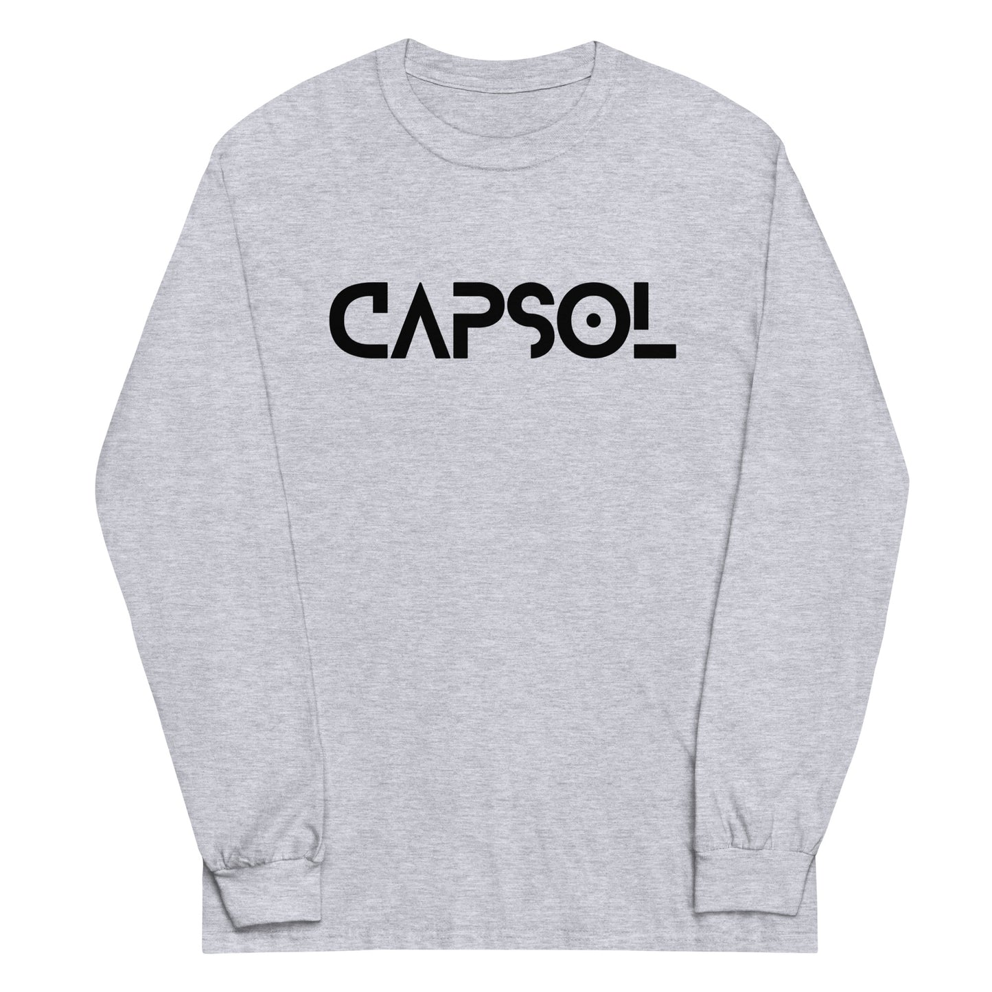 CapSol (front) - black text - Long Sleeve Shirt - Gildan