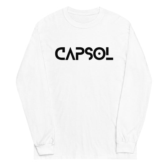 CapSol (front) - black text - Long Sleeve Shirt - Gildan