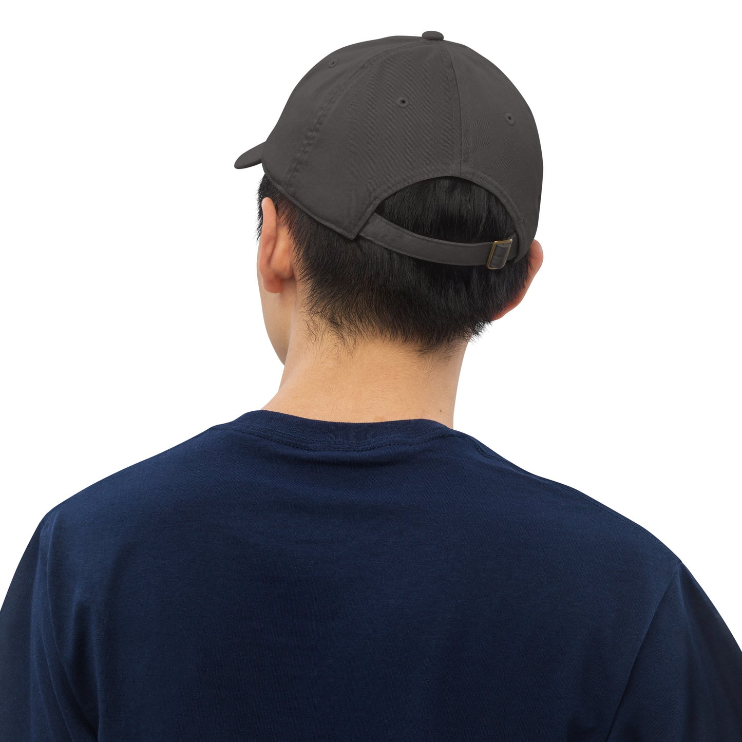 CapSol - black thread - Organic baseball hat