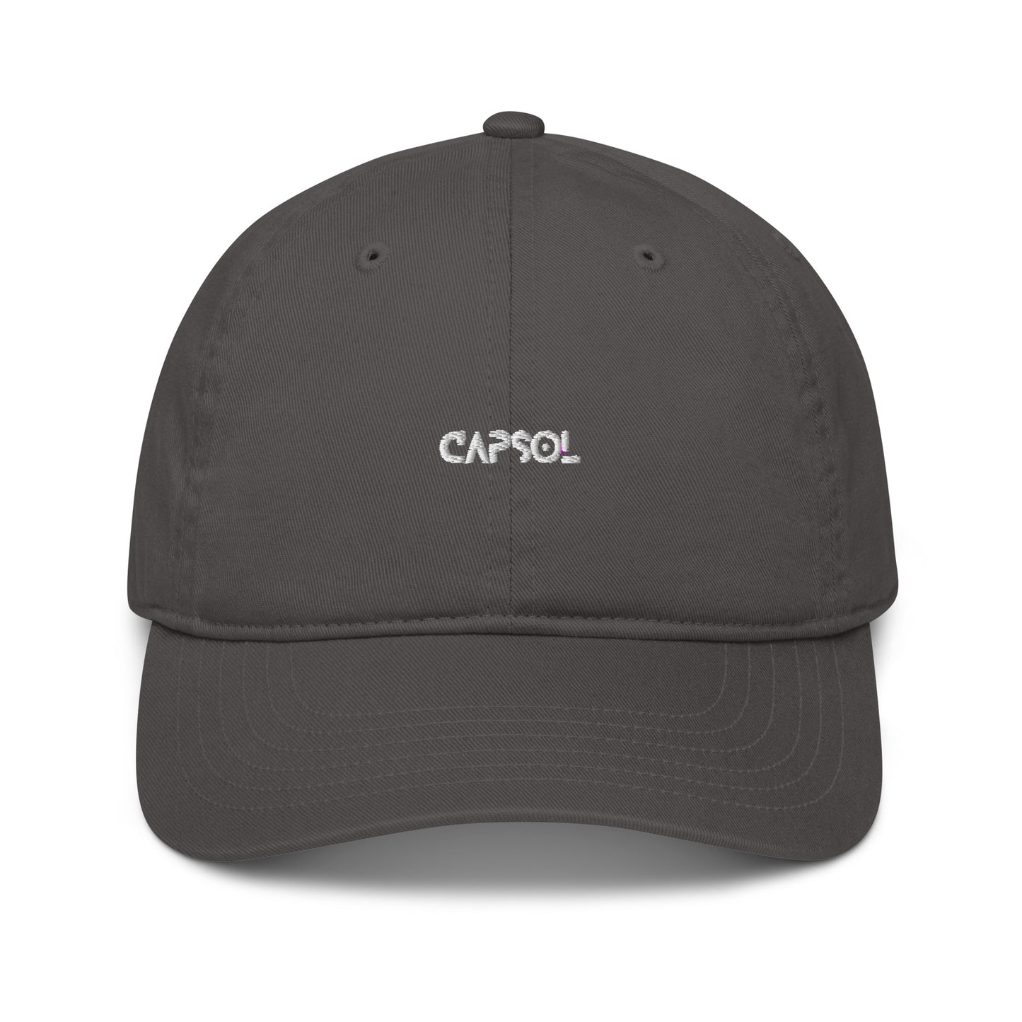 CapSol - white thread - Organic baseball hat