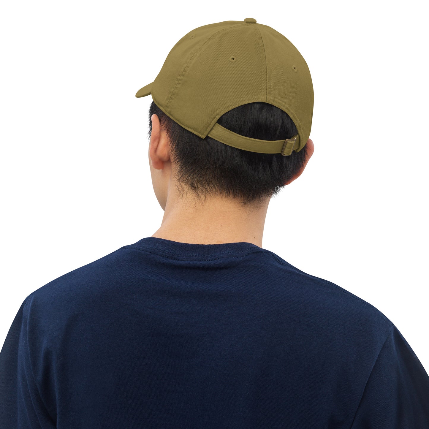 CapSol - black thread - Organic baseball hat