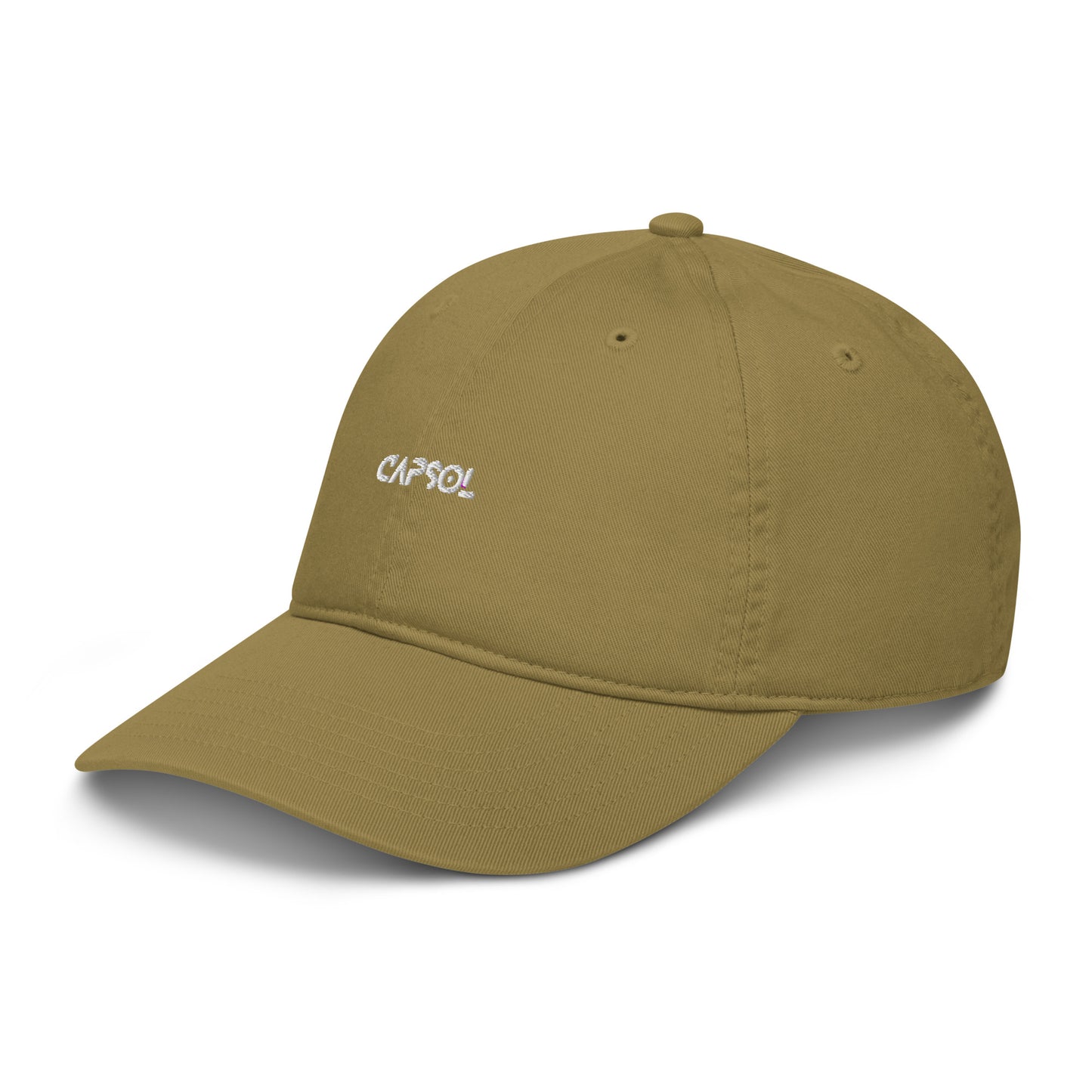 CapSol - white thread - Organic baseball hat