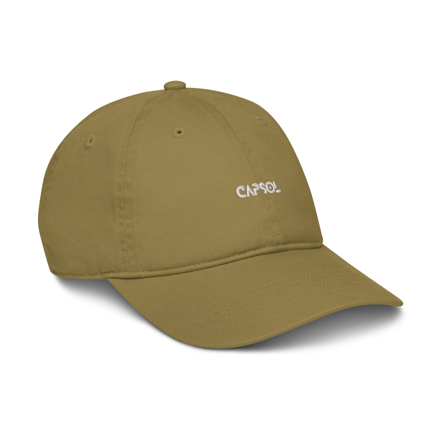 CapSol - white thread - Organic baseball hat